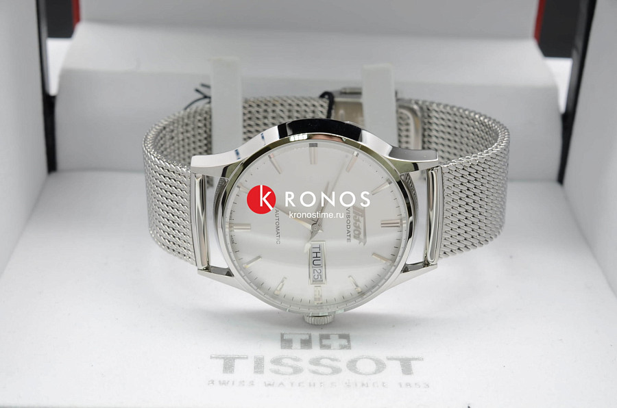 Часы Tissot Heritage Visodate Automatic T019.430.11.031.00 — мужские, нержавеющая сталь