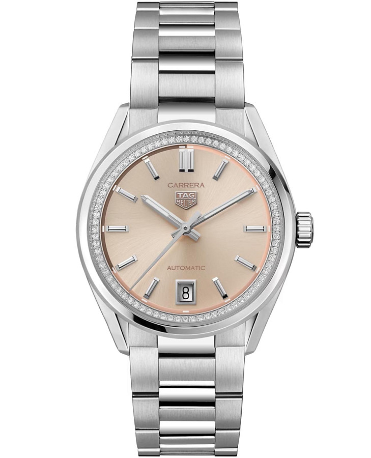 Часы TAG Heuer Carrera Date WBN231A.BA0001 — женские, розовый
