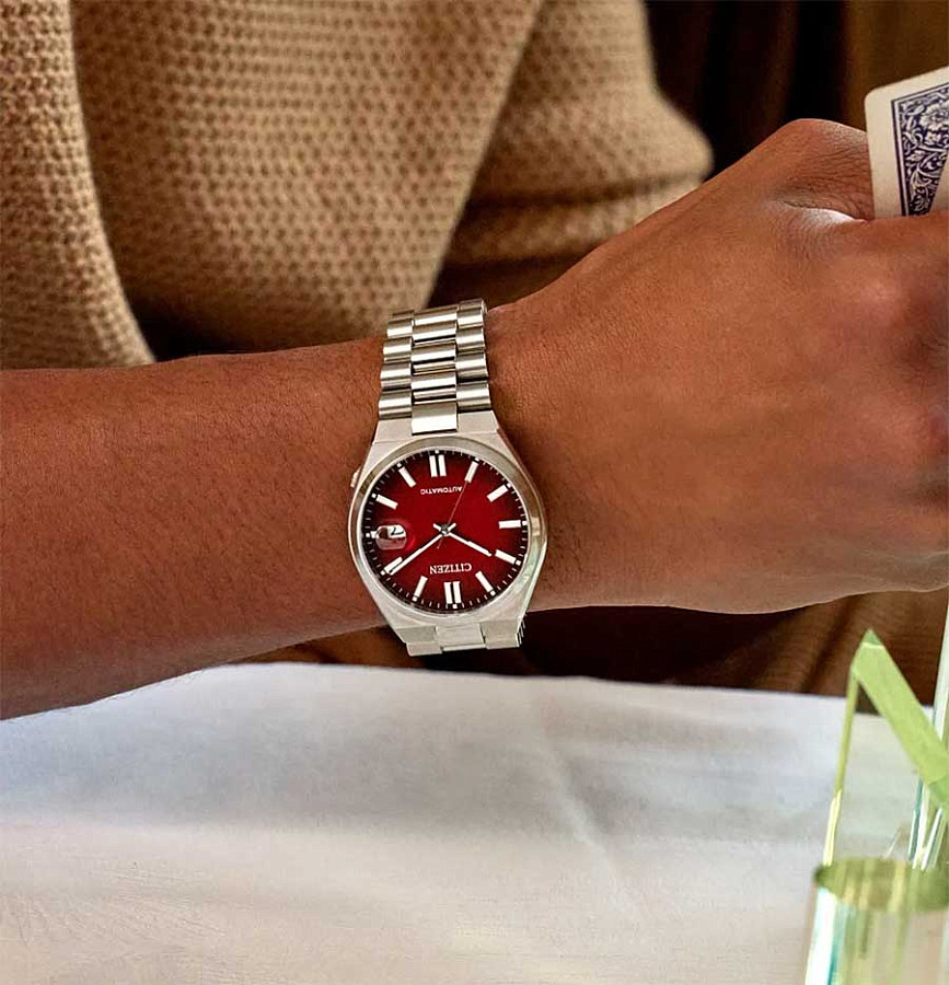Часы Citizen Tsuyosa NJ0150-56W — механические, сталь металл