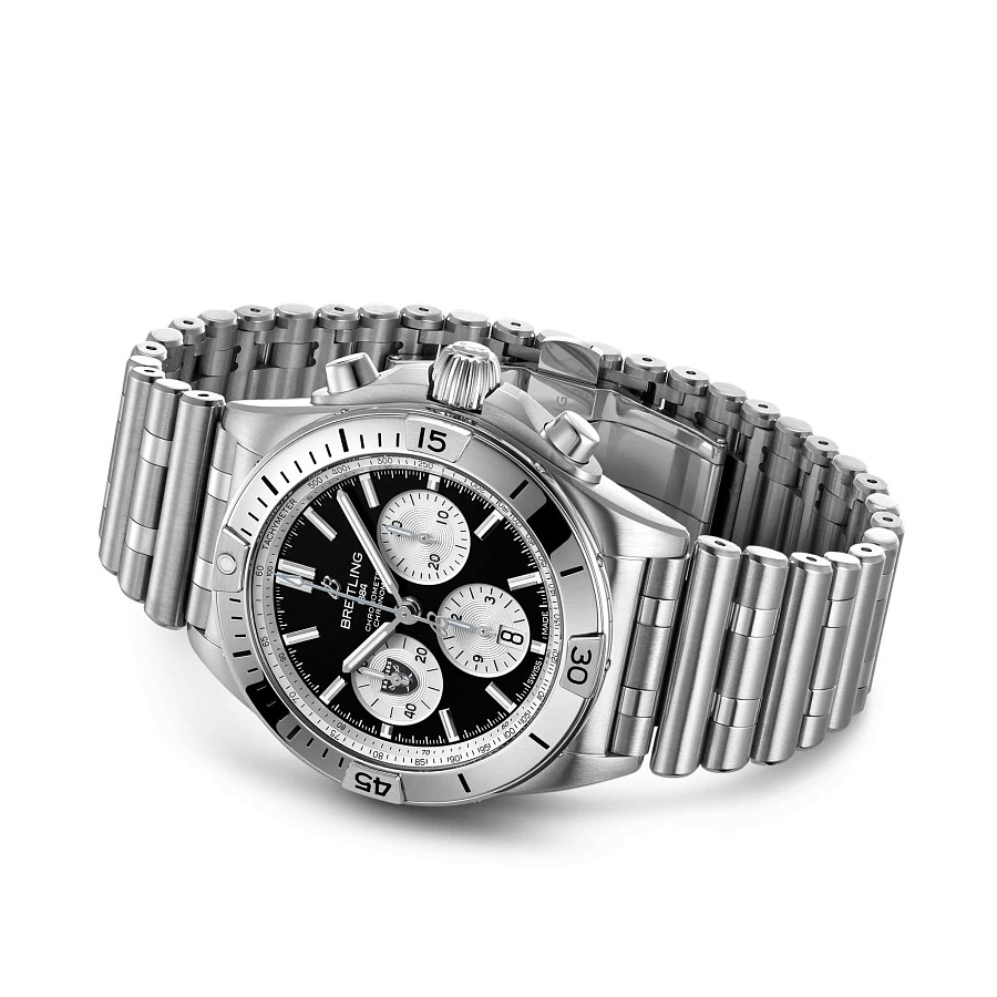 Часы Breitling Chronomat B01 42 NFL Las Vegas Raiders Edition AB01342B1B1A1 — артикул AB01342B1B1A1