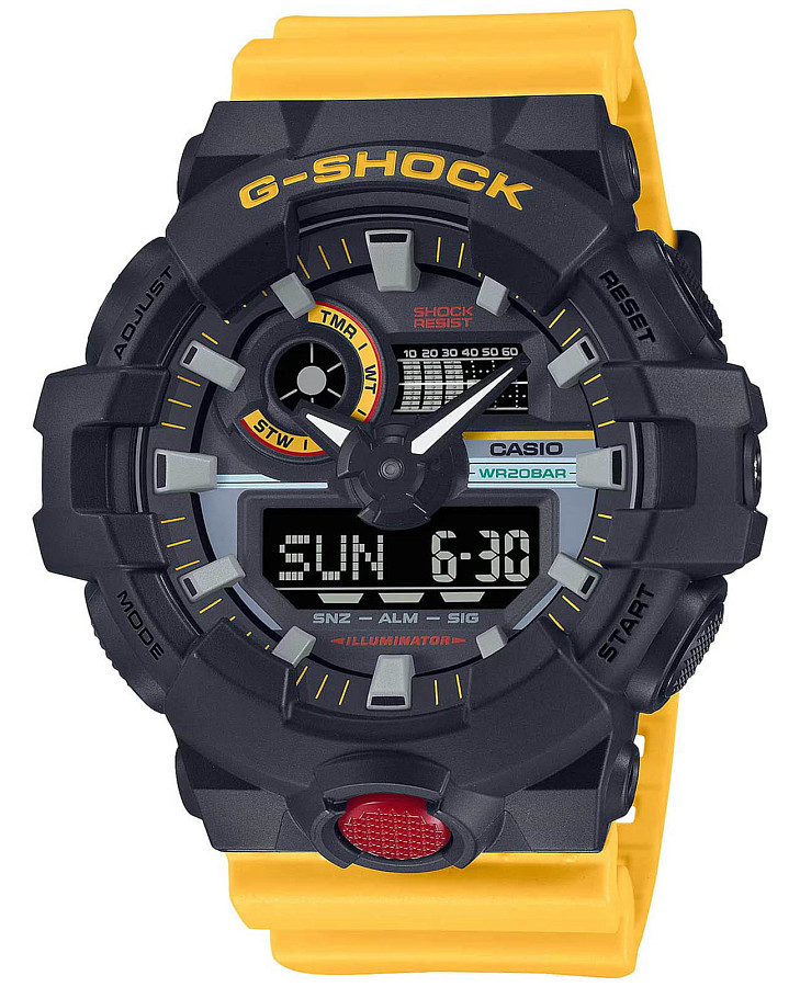 Часы Casio G-SHOCK GA-700MT-1A9 — мужские, черный
