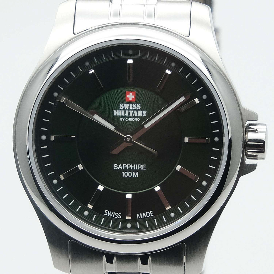 Часы Swiss Military by Chrono Сверхточные SM30201.31 — кварцевые, сталь металл