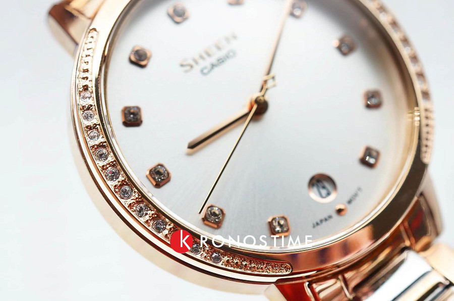 Часы Casio Sheen SHE-4056SPG-7A — Япония, кварцевые