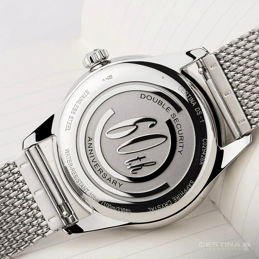 Часы Certina DS-1 Big Date Powermatic 80 C029.426.11.091.60 — сталь металл, нержавеющая сталь