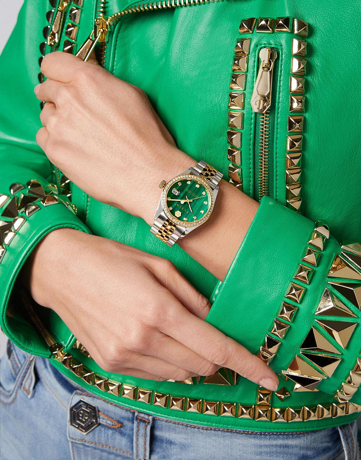 Часы Philipp Plein Date Superlative PWYAA0523 — кварцевые, сталь металл