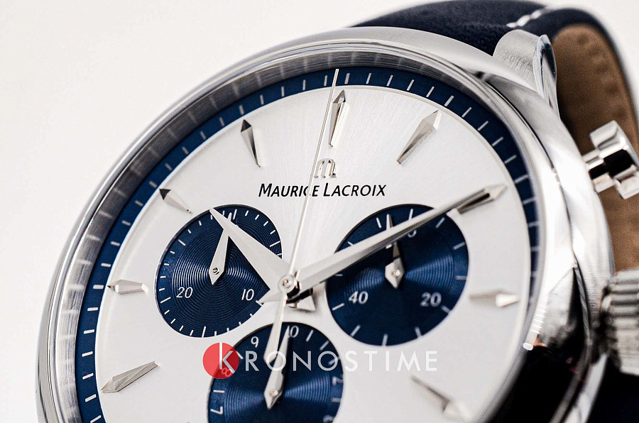 Часы Maurice Lacroix 1975 Quartz Chronograph 40mm 751038-SS001-131-4 — Швейцария, кварцевые