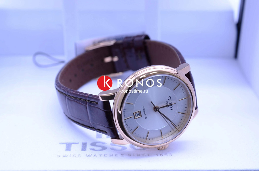 Часы Tissot Carson Automatic Lady T122.207.36.031.00 — белый, механические