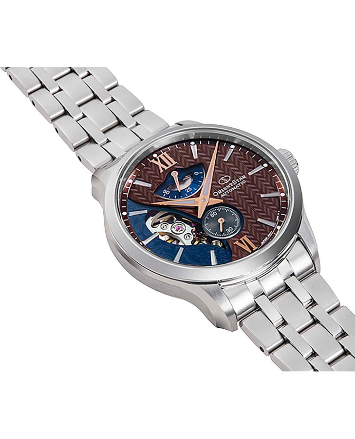 Часы Orient Star RE-AV0B02Y (RK-AV0B02Y) — антрацитовый, металл сталь