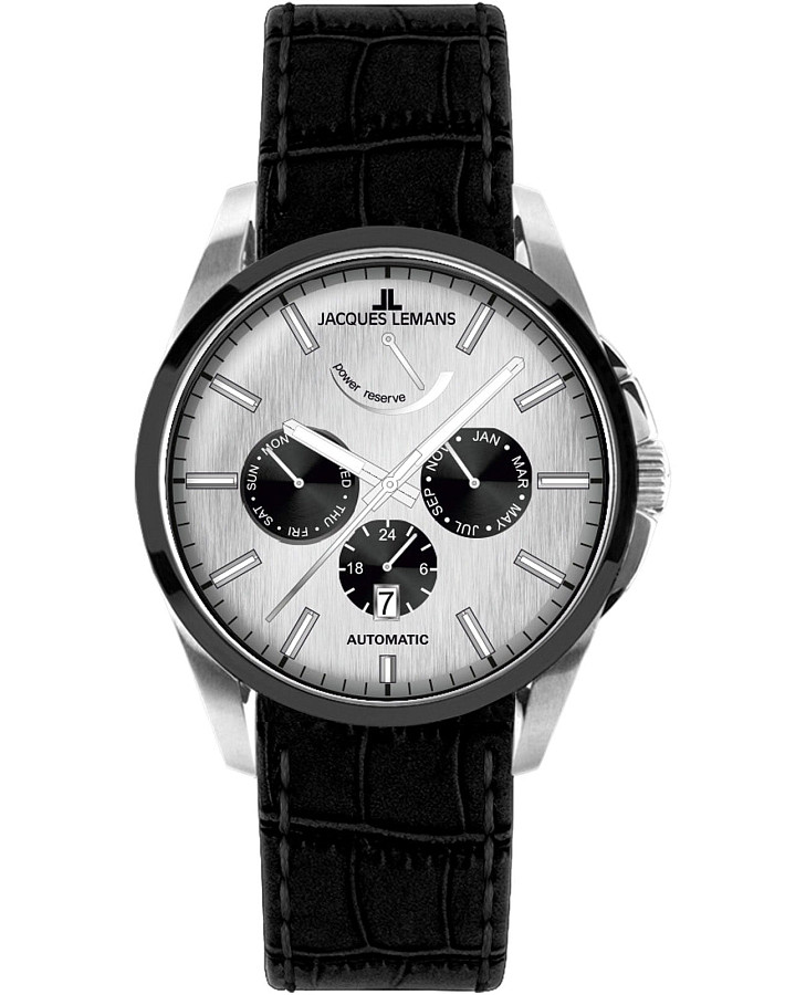 Часы Jacques Lemans Derby 1-2204Q — мужские, серебристый