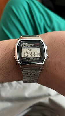 Фото покупателя: Японские наручные часы Casio Vintage A158WA-1DF (A158WA-1)