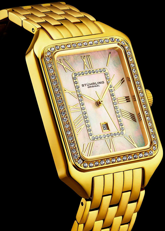 Часы Stuhrling Lustra 4061.3 — сталь металл, США
