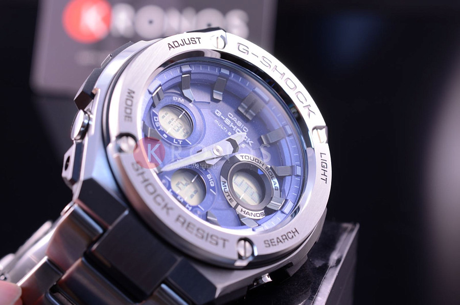Часы Casio G-Shock GST-W110D-2A — нержавеющая сталь, мужские