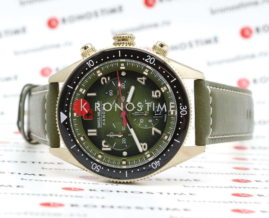 Часы Swiss Military Hanowa Greyhound SMWGC0003850 — кварцевые, сталь металл
