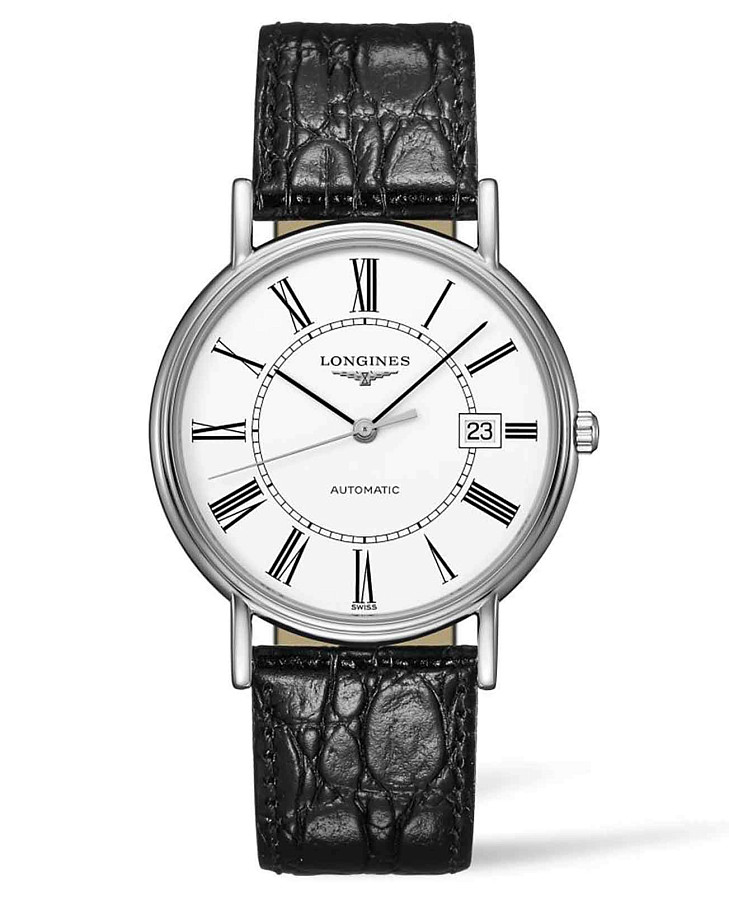 Часы Longines Presence L4.921.4.11.2 — женские, белый