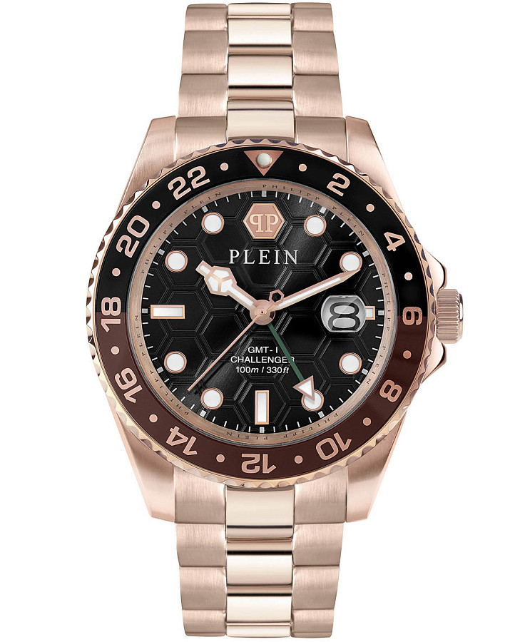 Часы Philipp Plein GMT-I Challenger PWYBA0723 — мужские, черный