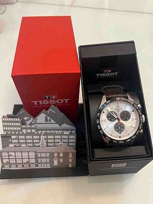 Фото покупателя: Швейцарские наручные часы Tissot PRS 516 Chronograph T131.617.16.032.00 с хронографом