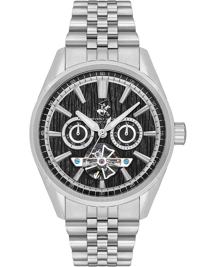 Часы Beverly Hills Polo Club Quartz BP3632X.360 — мужские, черный