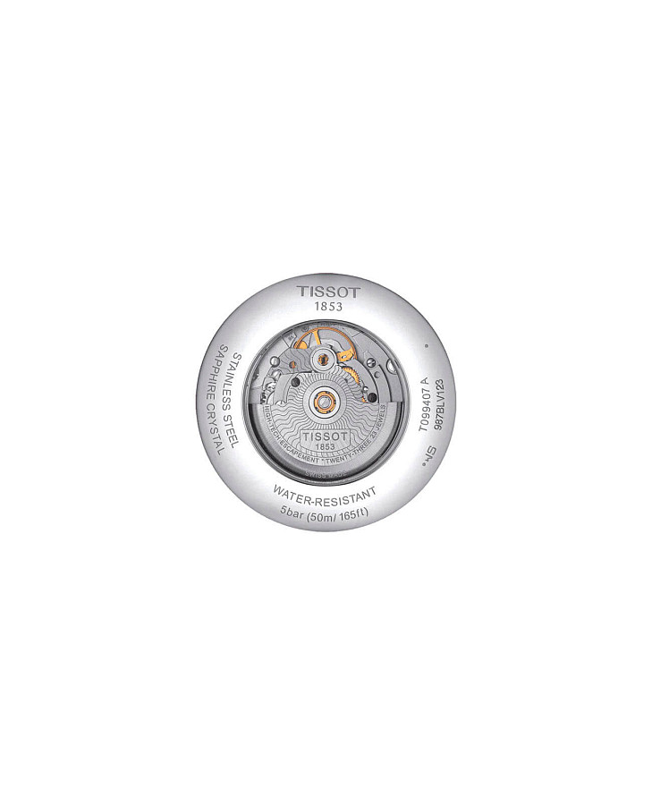 Часы Tissot Chemin des Tourelles Powermatic 80 T099.407.11.033.00 — механические, сталь металл