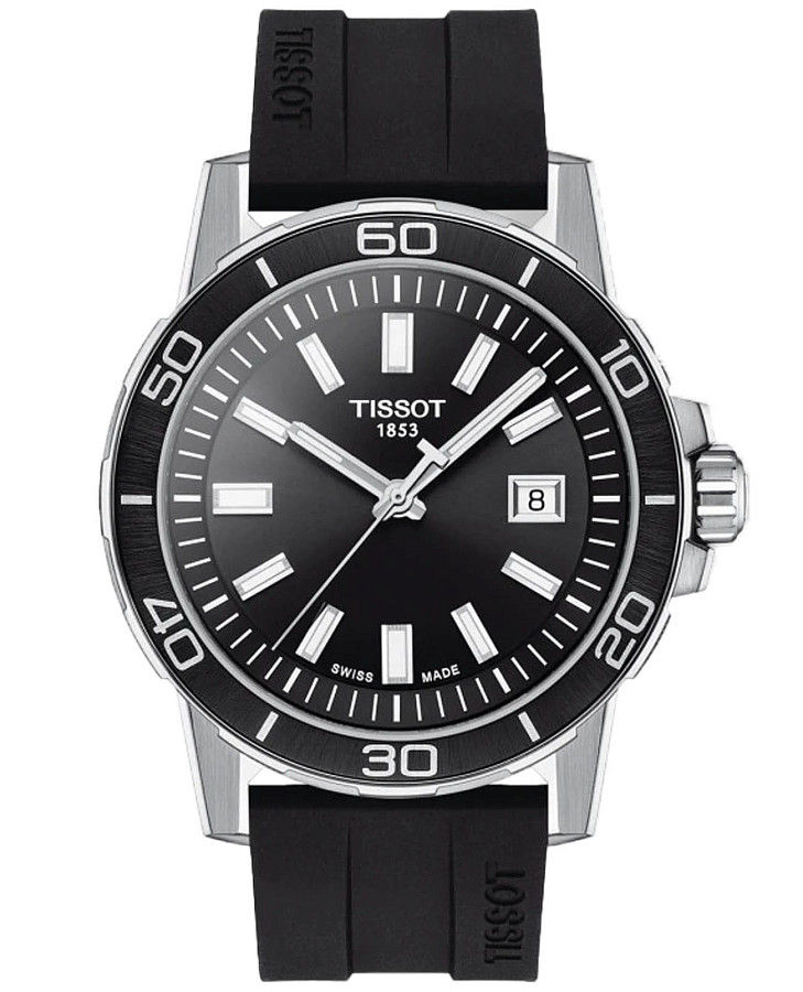 Часы Tissot Supersport Gent T125.610.17.051.00 — мужские, черный