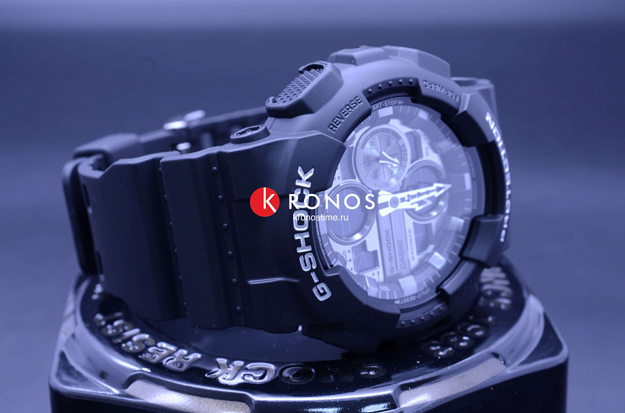 Часы Casio G-Shock GA-140GM-1A1 — пластик, мужские