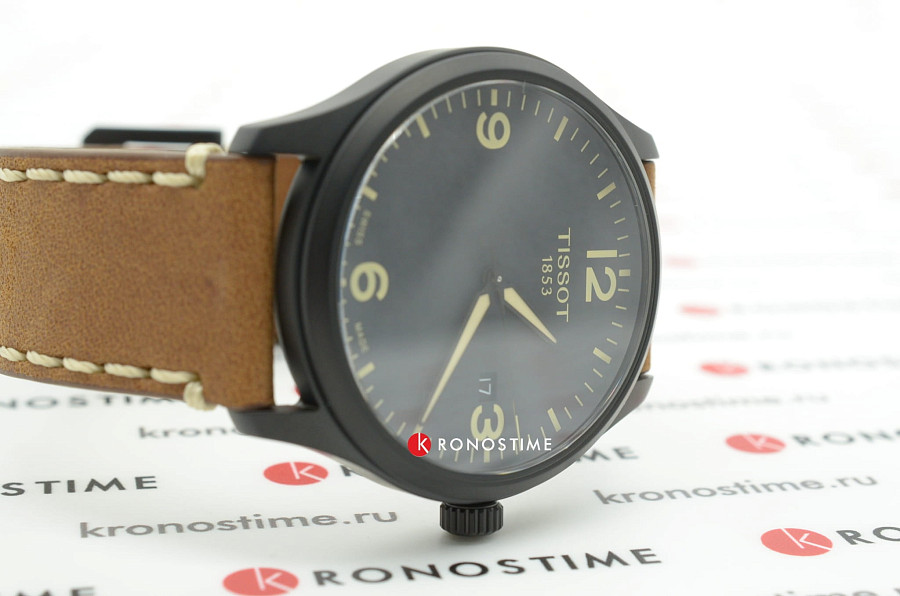 Часы Tissot Gent XL T116.410.36.057.00 — кожаный, мужские