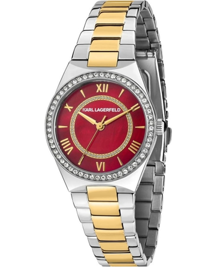 Часы Karl Lagerfeld Hamburg R0553105503 — женские, бордовый