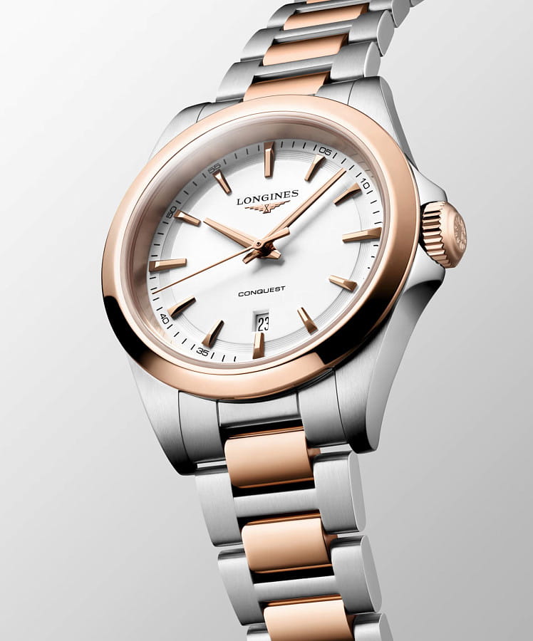 Часы Longines Conquest 30 mm L3.350.3.18.7 — сталь металл, Швейцария