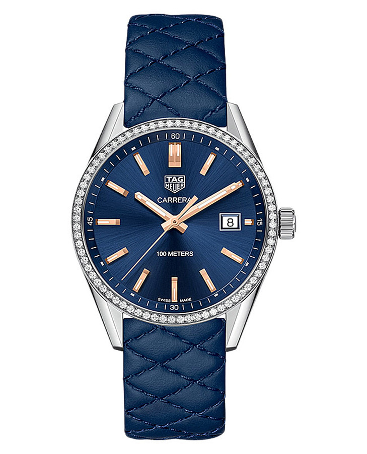 Часы TAG Heuer Carrera WAR1114.FC6391 — женские, синий