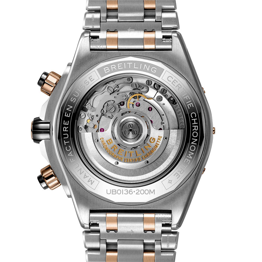 Часы Breitling Super Chronomat B01 44 UB0136251L1U1 — механические, сталь металл золото