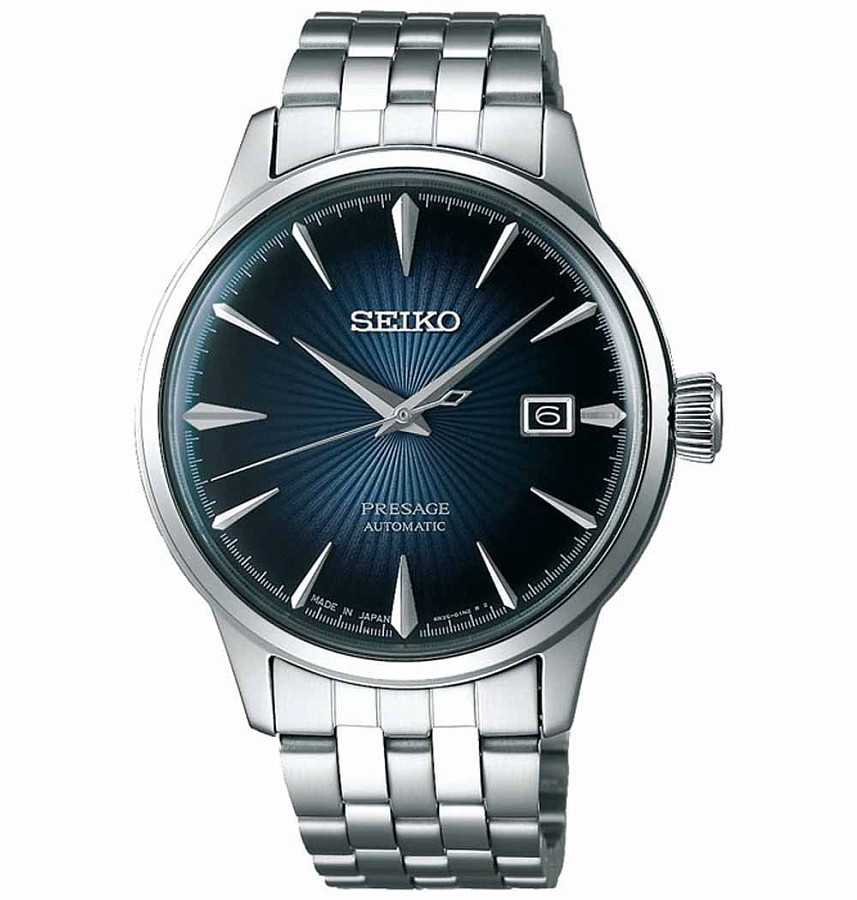 Часы Seiko Presage Cocktail Time SRPB41J1 — мужские, синий