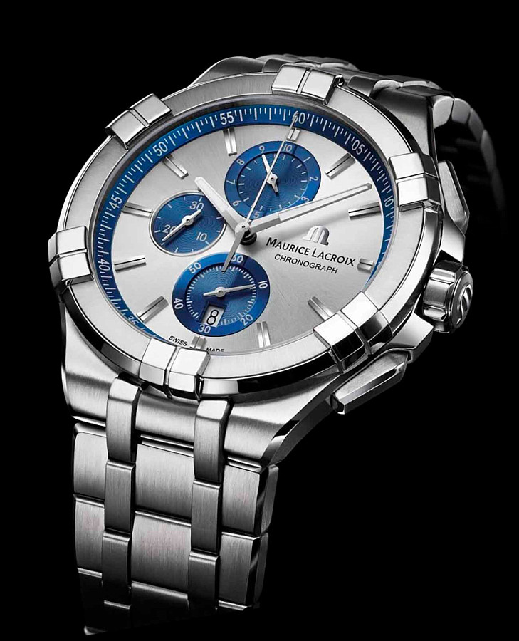 Часы Maurice Lacroix Aikon Chronograph AI1018-SS002-131-1 — сталь металл, Швейцария