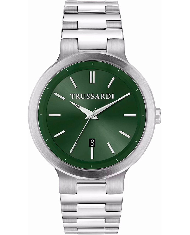 Часы Trussardi Loud R2453164002 — мужские, зеленый