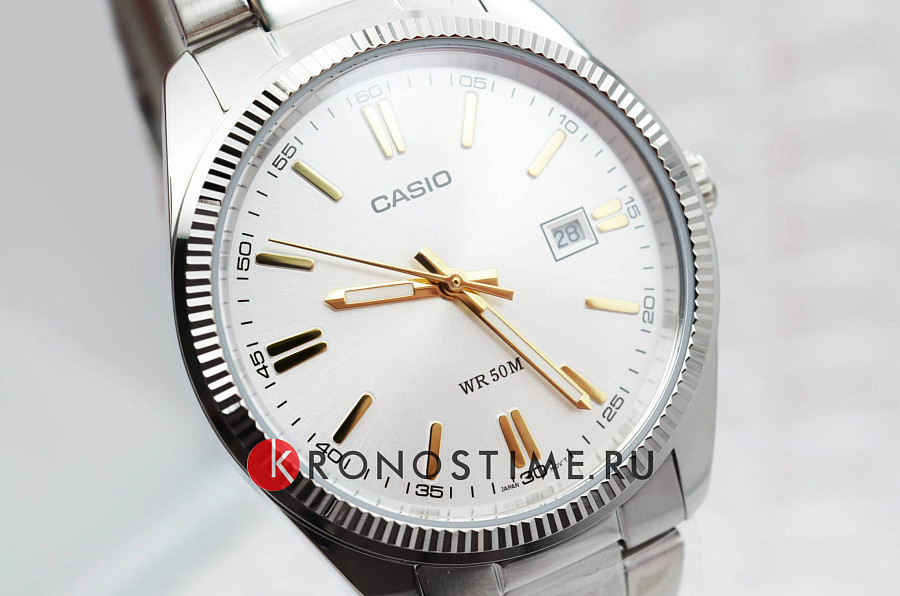 Часы Casio Collection MTP-1302PD-7A1 — кварцевые, сталь металл