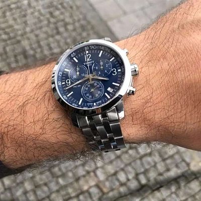 Фото покупателя: Швейцарские наручные часы Tissot PRC 200 Chronograph T114.417.11.047.00 с хронографом