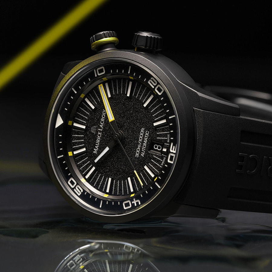 Часы Maurice Lacroix Pontos S Diver PT6248-DLB00-330-2 — механические, сталь