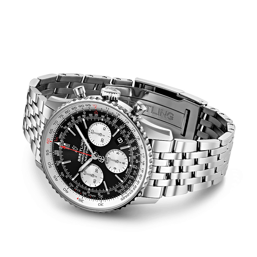 Часы Breitling Navitimer B01 Chronograph 43 AB0121211B1A1 — металл сталь, Швейцария