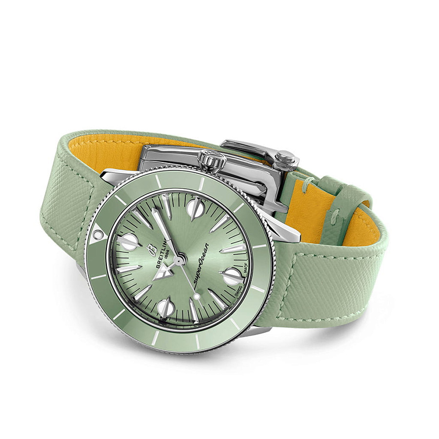 Часы Breitling Superocean Heritage ’57 Pastel Paradise A10340361L1X1 — сталь металл, Швейцария