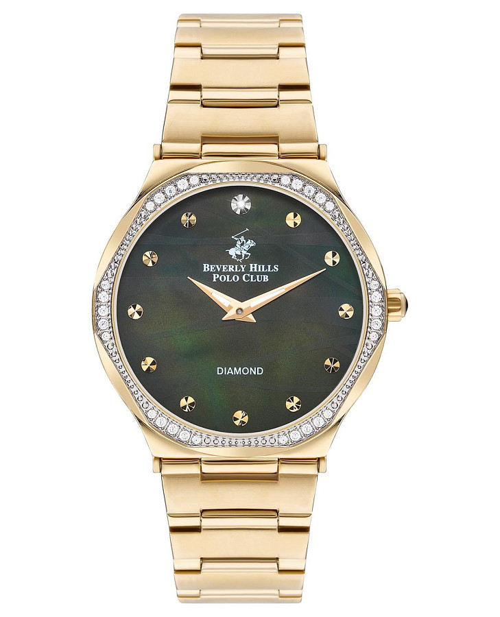 Часы Beverly Hills Polo Club BP3399C.170 — женские, зеленый