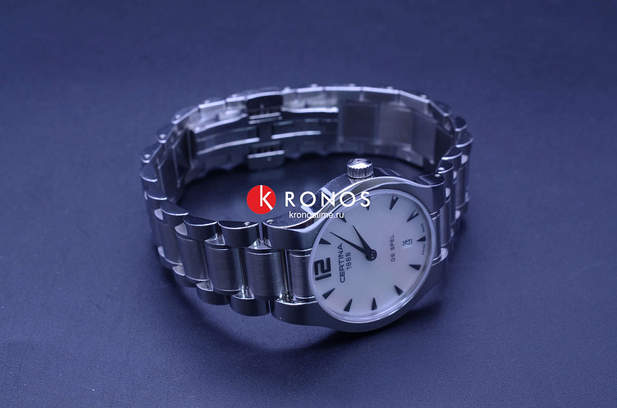 Часы Certina Lady Round C012.209.11.117.00 — женские, серебристый