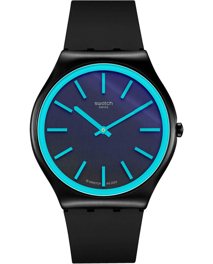 Часы Swatch Skin Irony 42 SS07B111 — женские, черный
