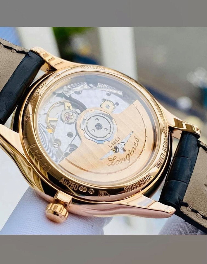 Часы Longines Flagship L4.774.8.27.2 — мужские, кожаный