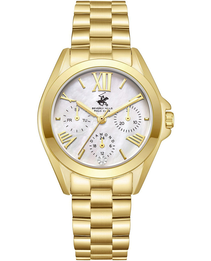 Часы Beverly Hills Polo Club BP3653C.120 — женские, перламутровый