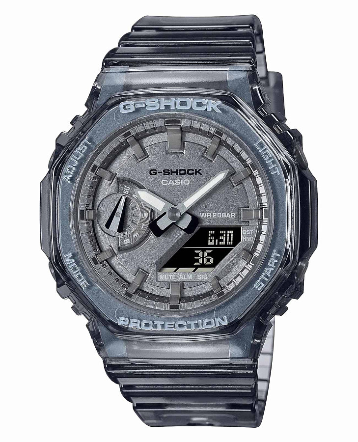Часы Casio G-Shock GMA-S2100SK-1A — женские, серый