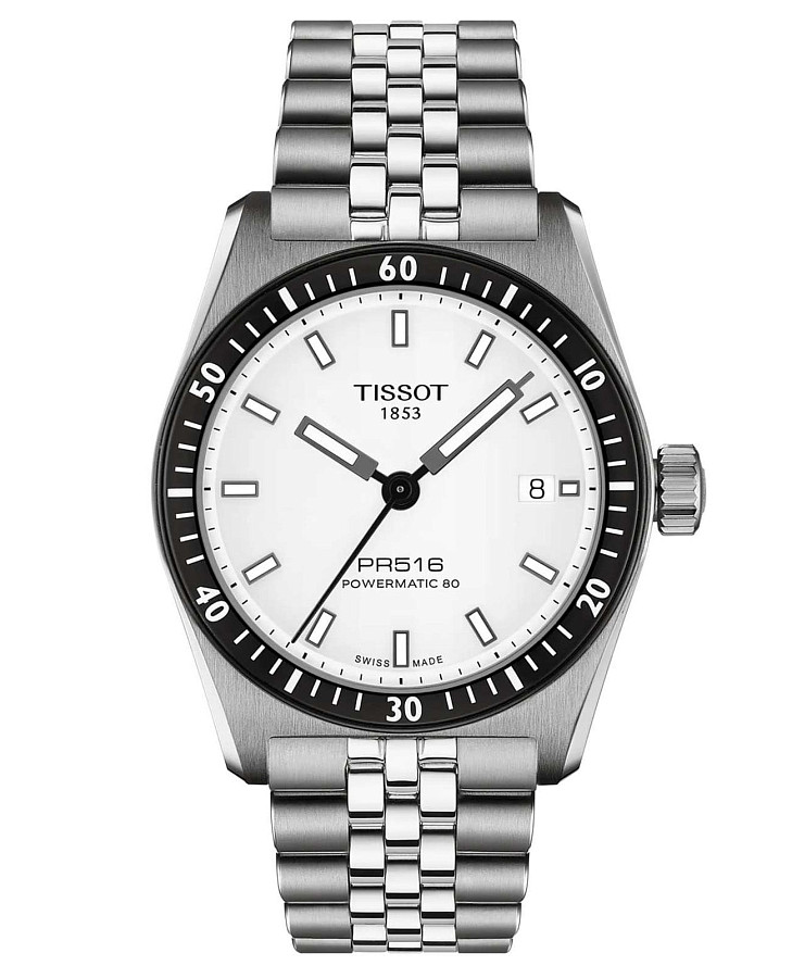 Часы Tissot Powermatic PR516 80 T149.407.11.031.00 — мужские, белый