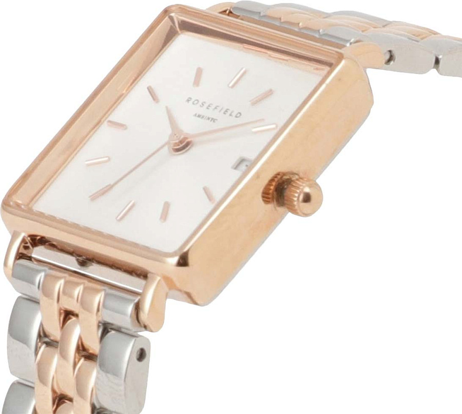 Часы Rosefield The Boxy XS QMWSSR-Q024 — женские, двухцветный