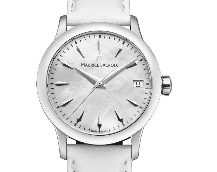 Часы Maurice Lacroix 1975 Quartz 33mm 751006-SS001-160-7 — кварцевые, сталь металл