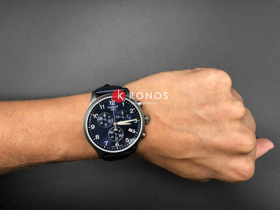 Часы Tissot Chrono XL Russia Special Edition 2019 T116.617.36.047.02 — мужские, синий
