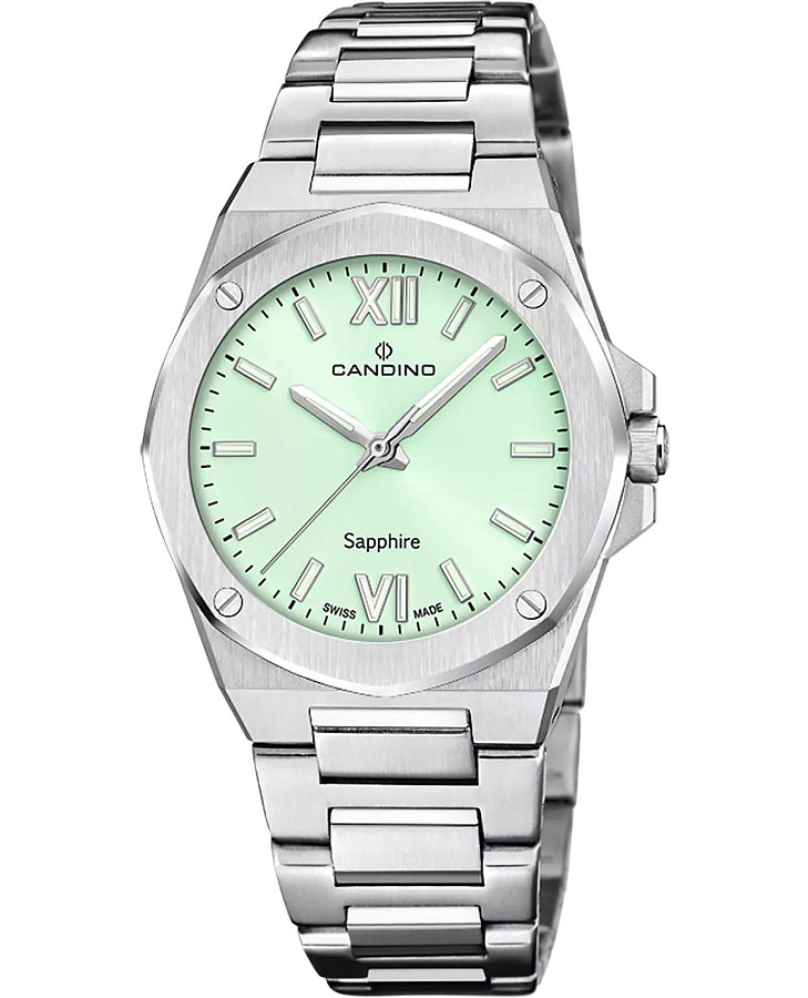 Часы Candino Lady Elegance C4775/6 — женские, зеленый