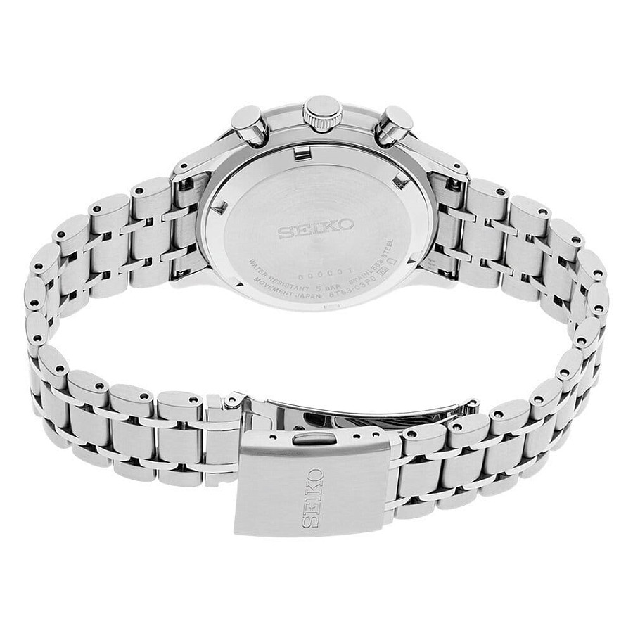 Часы Seiko Discover More SSB481P1 — зеленый, металл сталь