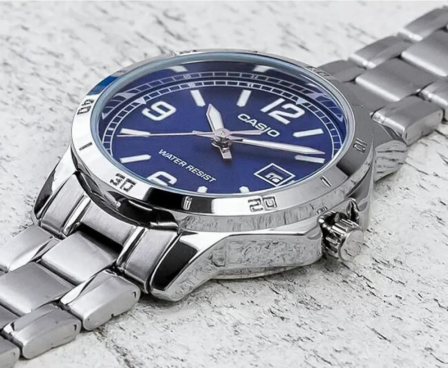 Часы Casio Collection LTP-V004D-2B — сталь металл, Япония
